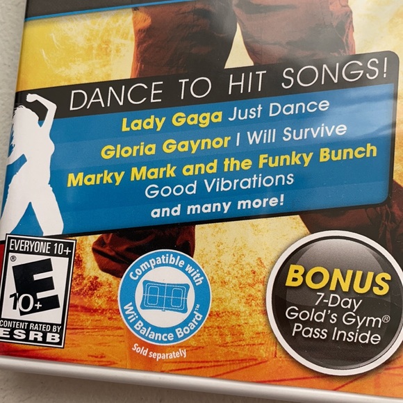 [ Wii Gold’s Gym Dance Workout Video Game Disc] - Picture 2 of 7